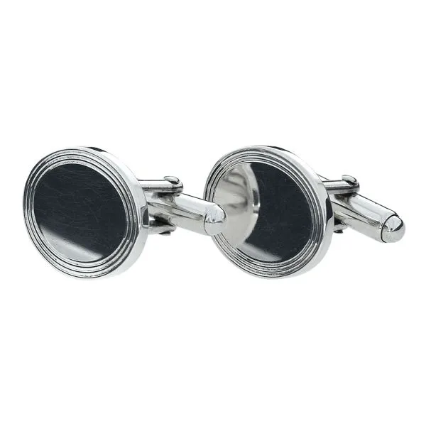 Tiffany & Co. Sterling Silver Engine Turned Oval Cufflinks Image 2 Purple Creek Holly Springs, NC