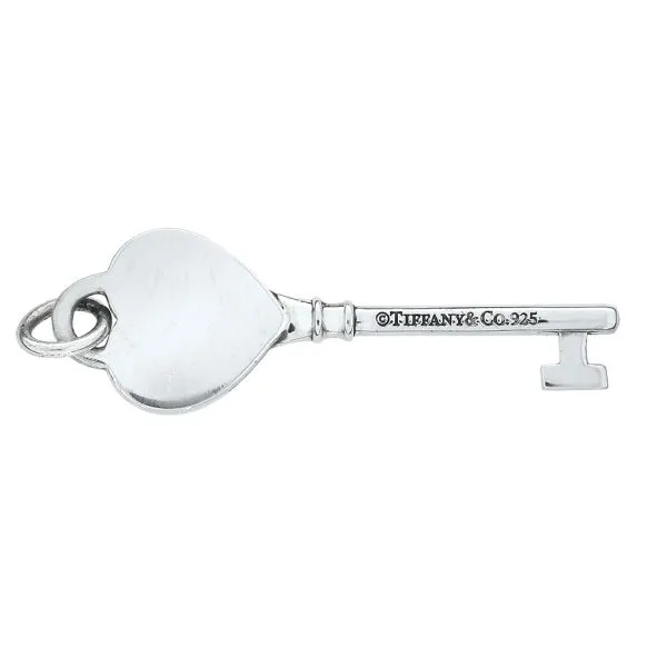 Tiffany & Co Sterling Silver 1 3/4" Return to Tiffany New York Heart Key Image 4 Purple Creek Holly Springs, NC