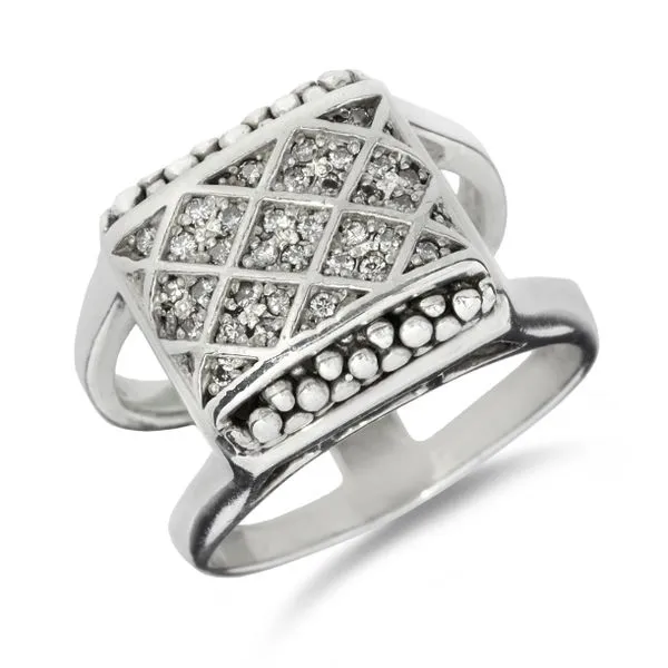 Michael Dawkins Sterling Silver .30ctw Diamond Ring Purple Creek Holly Springs, NC