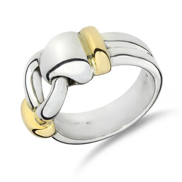 Tiffany & Co. 18K Yellow Gold & Sterling Silver Ring Purple Creek Holly Springs, NC