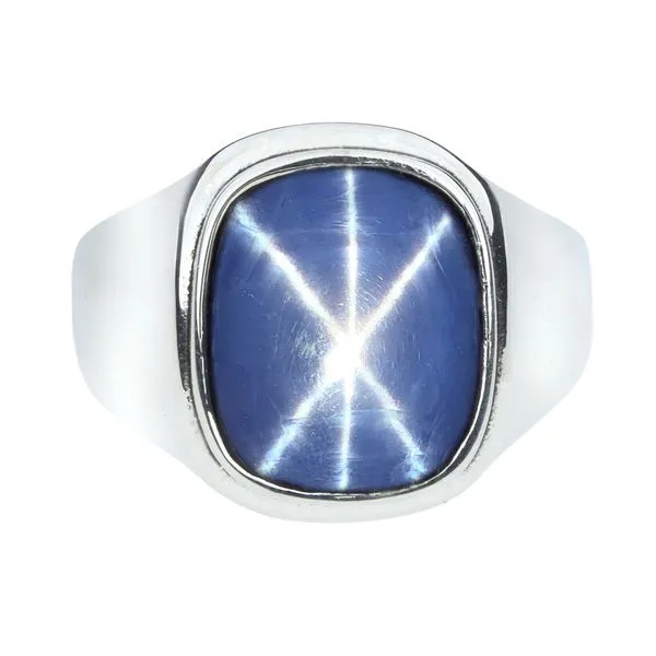 Kabana Sterling Silver Star Sapphire Ring Image 3 Purple Creek Holly Springs, NC