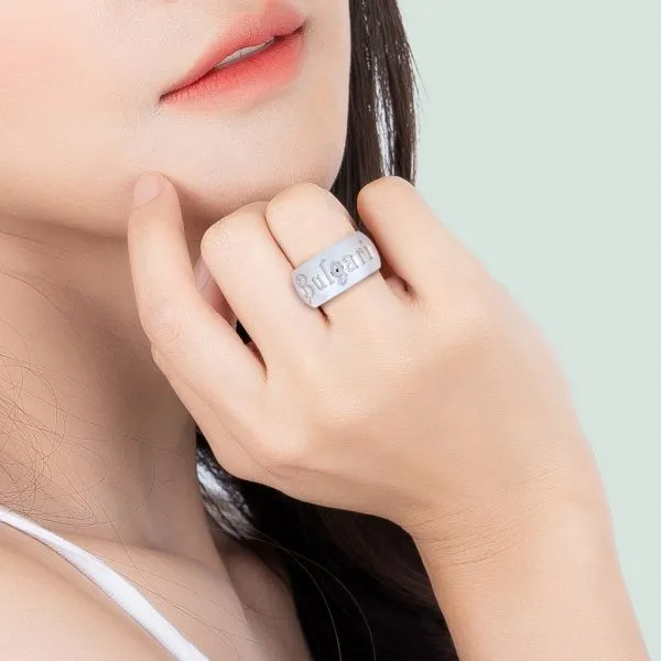 Bulgari Classic Sterling Silver Save the Children Ring Image 2 Purple Creek Holly Springs, NC