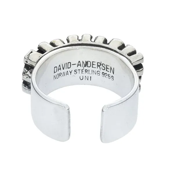 Marianne Berg for David Andersen 1960's Uni Circles Modernist Sterling Ring Image 5 Purple Creek Holly Springs, NC