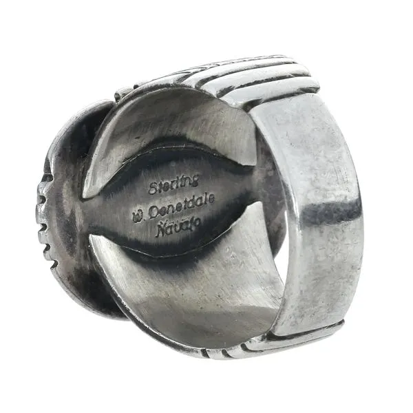 Will Denetdale Navajo Native American Sterling Silver Vintage Turquoise Ring Image 5 Purple Creek Holly Springs, NC