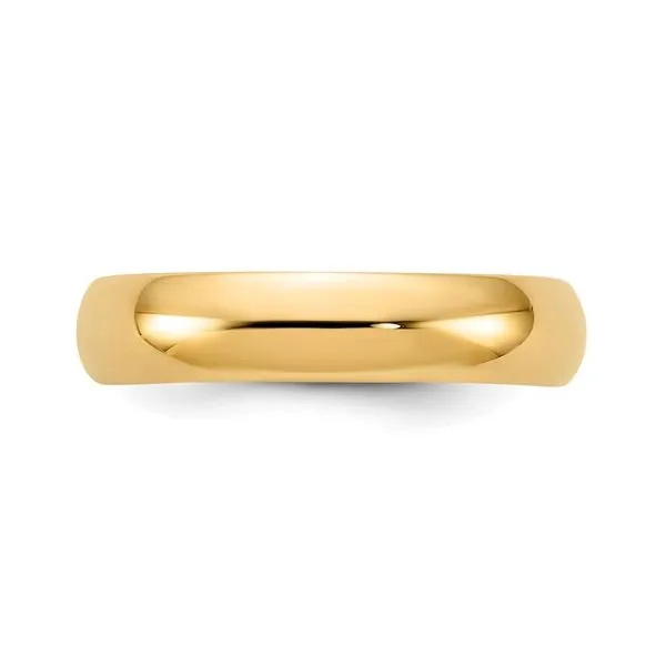 18K Yellow Gold 5mm Comfort Fit Half Round Band - Size 13.5 Image 3 Quantum Qarat  Phoenix, AZ