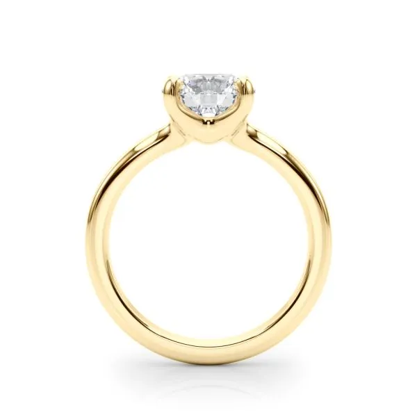 2 1/2 CT 10K Yellow Gold Round Solitaire Engagement Ring Image 2 Quantum Qarat  Phoenix, AZ