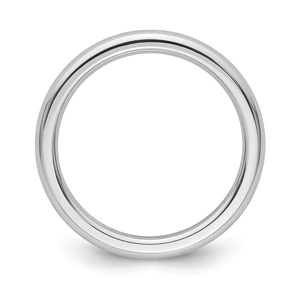 Platinum 2.5mm Comfort Fit Half Round Band - Size 5.5 Image 2 Quantum Qarat  Phoenix, AZ