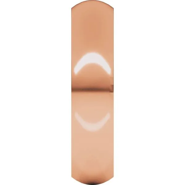 18K Rose Gold 5mm Comfort Fit Half Round Band - Size 6.5 Image 2 Quantum Qarat  Phoenix, AZ