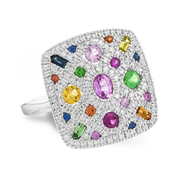 Multicolor Gemstone Ring Rihner's Jewelry Gretna, LA