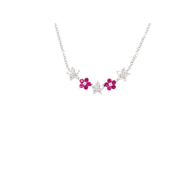 Ruby and Diamond Pendant Sanders Jewelers Gainesville, FL