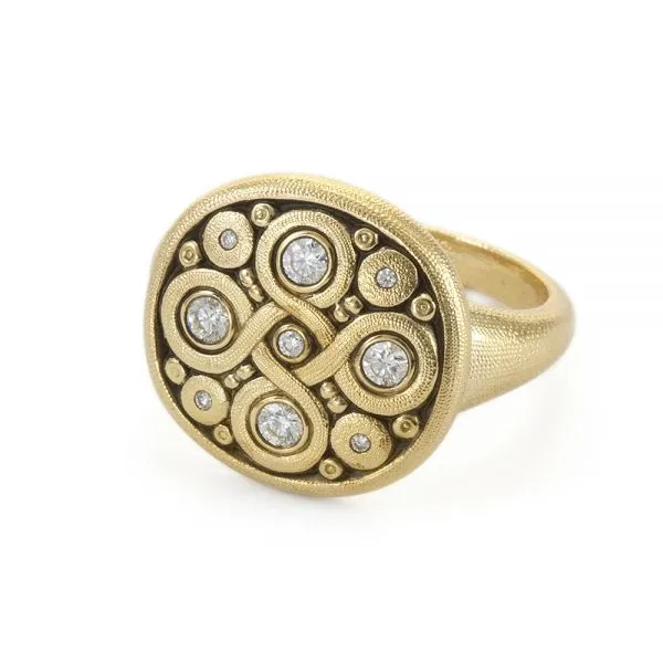 Alex Sepkus Celtic Spring Diamond Ring