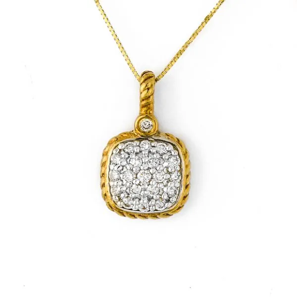 Gold Diamond Pendant Score's Jewelers Anderson, SC