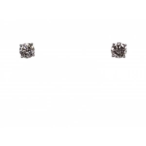 *14 KARAT WHITE GOLD DIAMOND STUDS The Hunt House Fine and Custom Jewellery Huntsville, ON