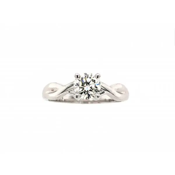 *14 KARAT WHITE GOLD DIAMOND ENGAGEMENT RING The Hunt House Fine and Custom Jewellery Huntsville, ON