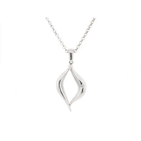Sterling Silver Freeform pendant  The Hunt House Fine and Custom Jewellery Huntsville, ON