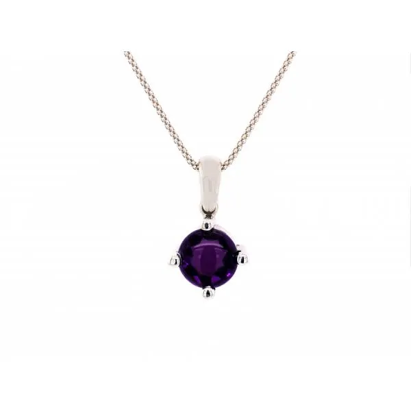STERLING SILVER  AMETHYST PENDANT The Hunt House Fine and Custom Jewellery Huntsville, ON