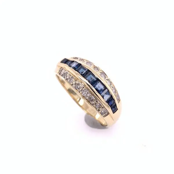 Diamond Sapphire Fashion Ring 001 999 00038 14ky Bedford