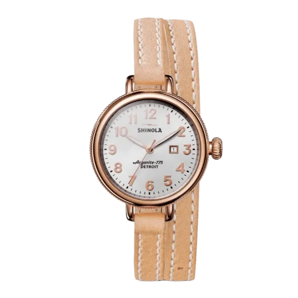 Shinola The Shinola Birdy 34mm, Rose Gold PVD S0110000256