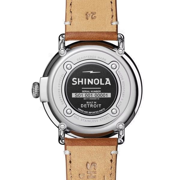 Shinola The Runwell 47mm, White Dial S0110000010 Atelier Lou