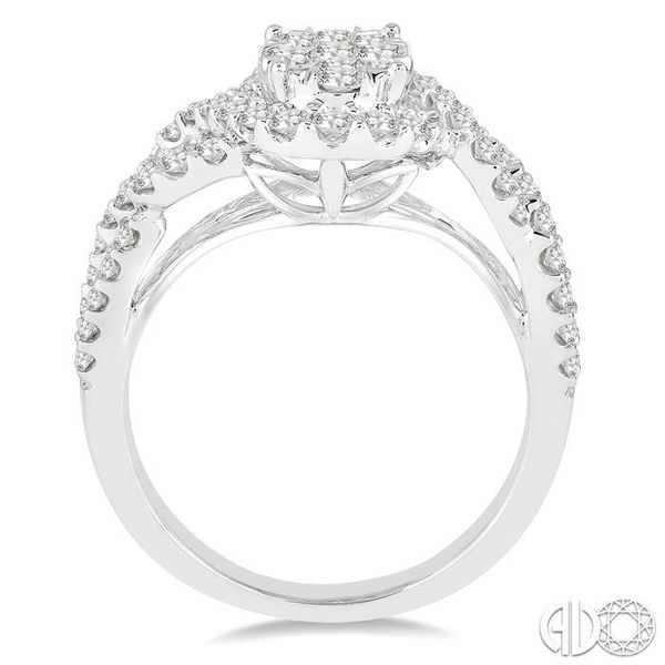 1 Ctw Diamond Lovebright Ring in 14K White Gold Image 3 Becker's Jewelers Burlington, IA
