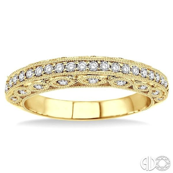 3/8 Ctw Diamond Matching Wedding Band in 14K Yellow Gold Image 2 Becker's Jewelers Burlington, IA