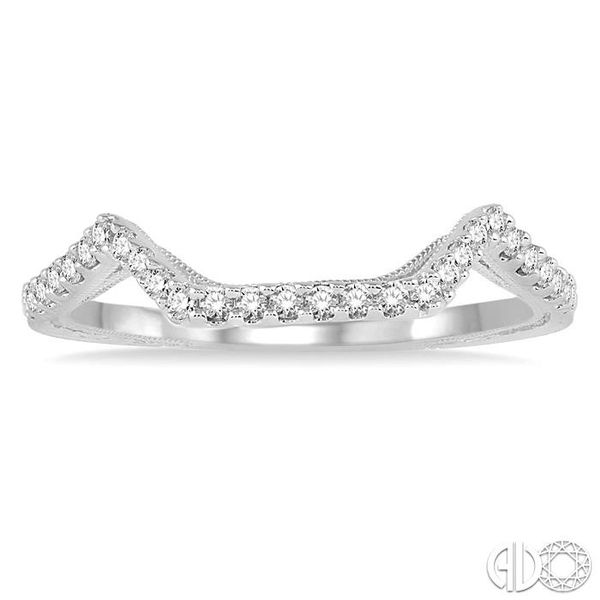 1/5 Ctw Round Cut Diamond Wedding Band in 14K White Gold Image 2 Becker's Jewelers Burlington, IA