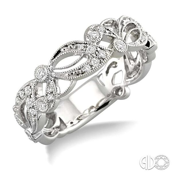 1/5 Ctw Diamond Fashion Ring in 14K White Gold Becker's Jewelers Burlington, IA
