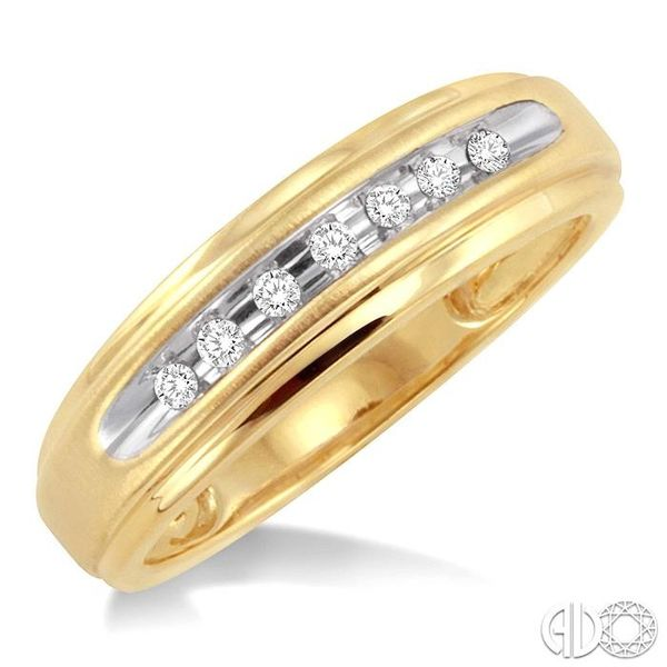 1/20 Ctw Round Cut Diamond Ladies Duo Ring in 14K Yellow Gold Becker's Jewelers Burlington, IA
