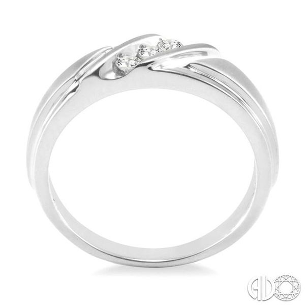 1/8 Ctw Round Cut Diamond Ladies Duo Ring in 14K White Gold | Becker\'s  Jewelers | Burlington, IA | Silberringe