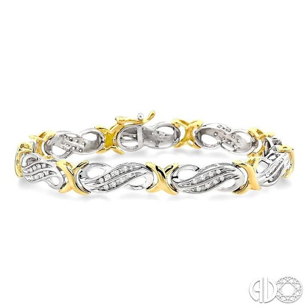 14K White Gold Diamond Tennis Bracelet (2 CTW)
