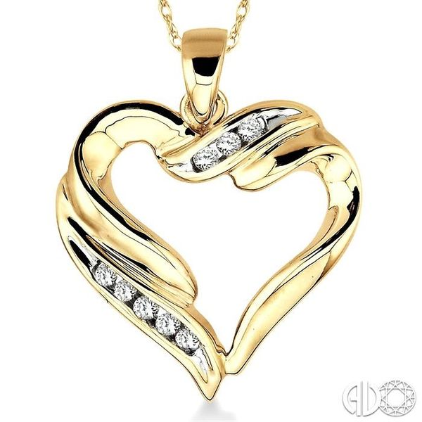 10KW Diamond Heart Necklace 001-165-01581 PL Stouffville