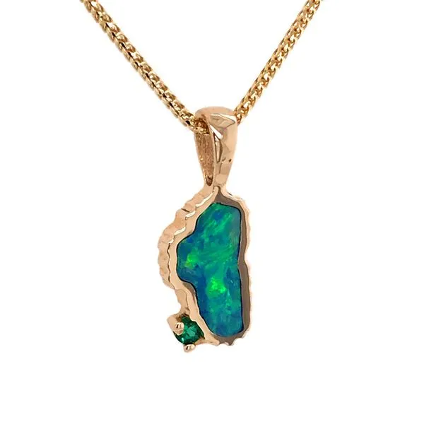 lake tahoe opal necklace