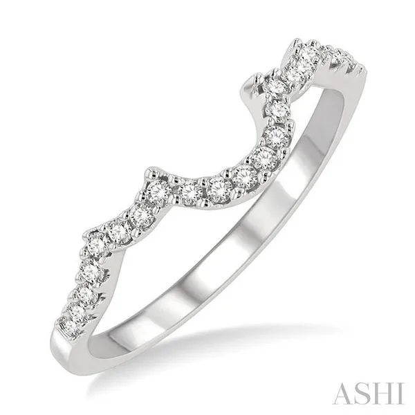 .15CTRDDM WED BAND WG 14K-H