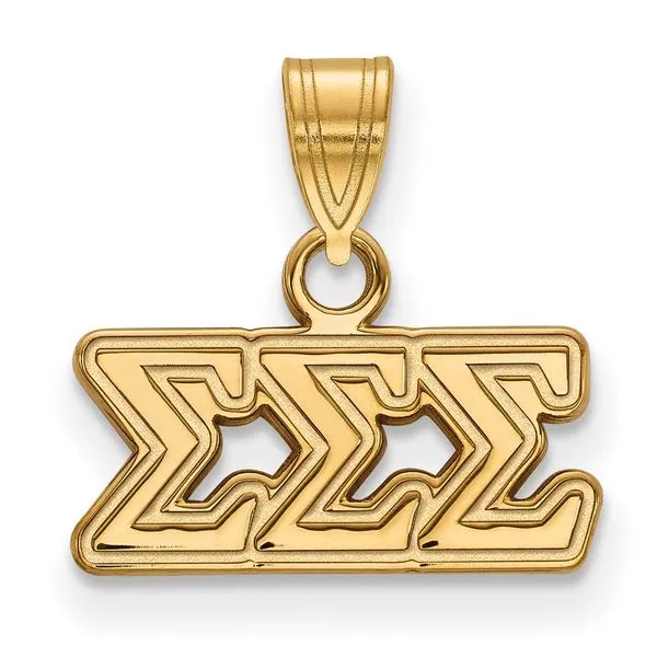 Sorority Life Sigma Sigma Sigma Sm Pendant