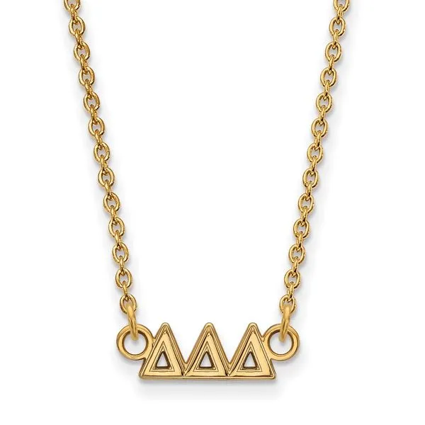 Sorority Life Delta Delta Delta Necklace