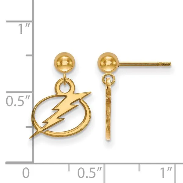 NHL Tampa Bay Lightning Dangle Post Earrings