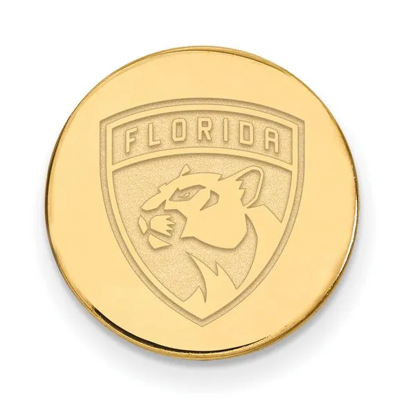 NHL Florida Panthers Leather Key Chain