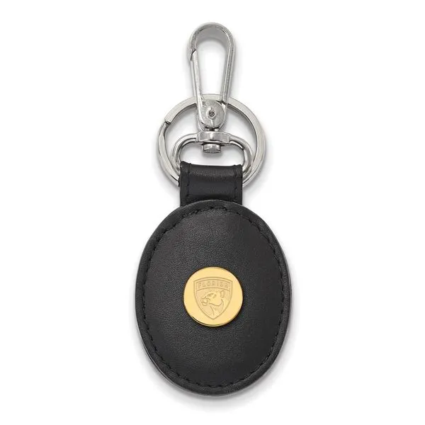 NHL Florida Panthers Leather Key Chain