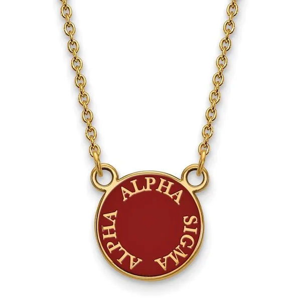 Sorority Life Alpha Sigma Alpha Necklace