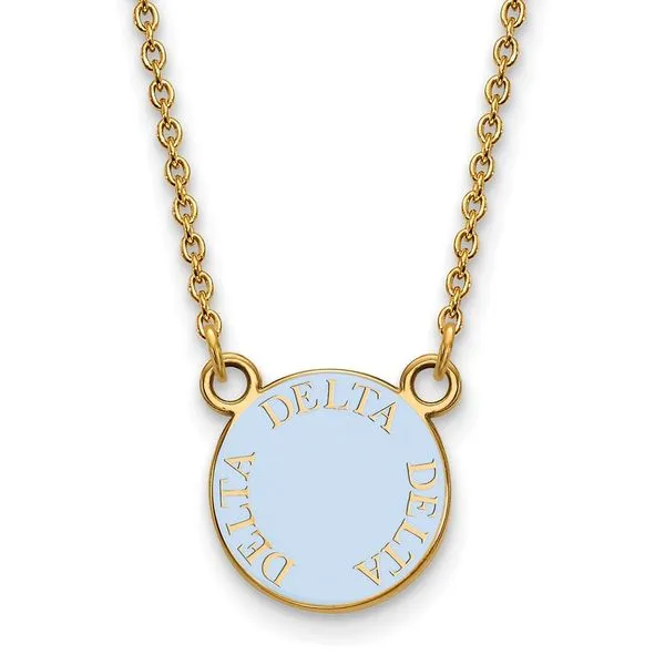 Sorority Life Delta Delta Delta Necklace