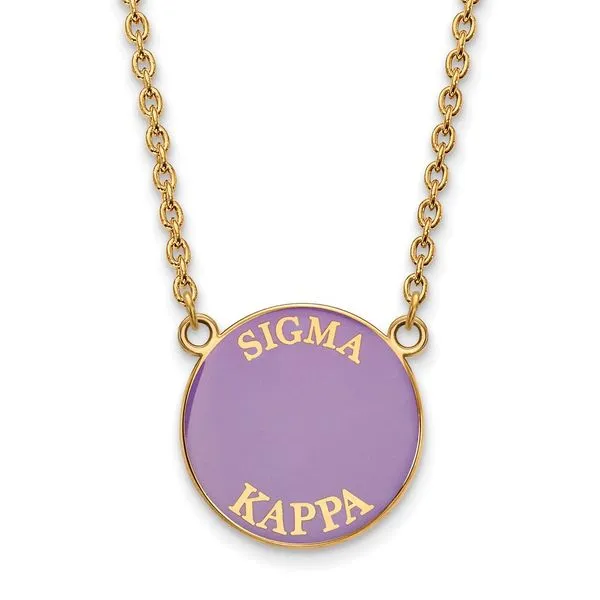 Sorority Life Sigma Kappa Necklace
