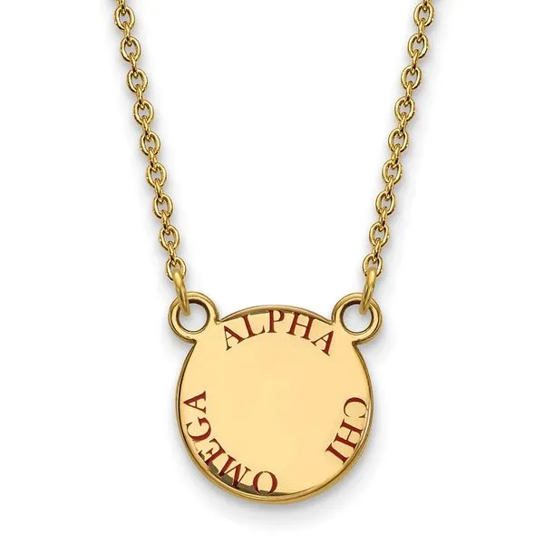 Sorority Life Alpha Chi Omega Necklace