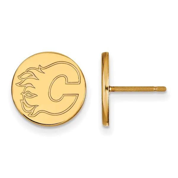NHL Calgary Flames Post Earrings