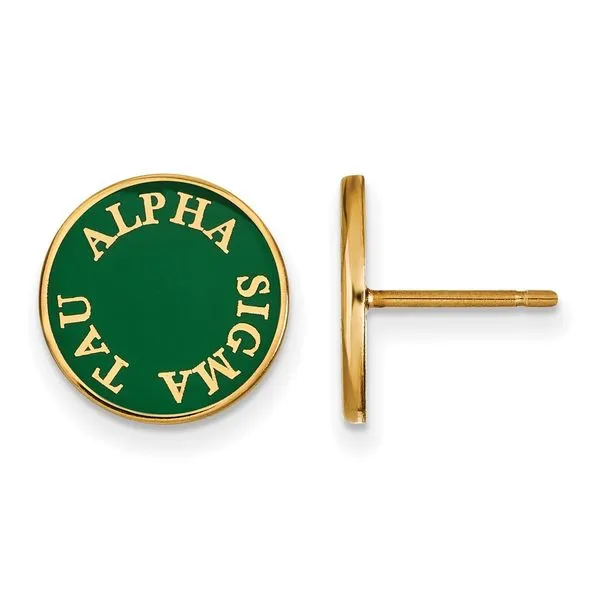 Sorority Life Alpha Sigma Tau Earrings