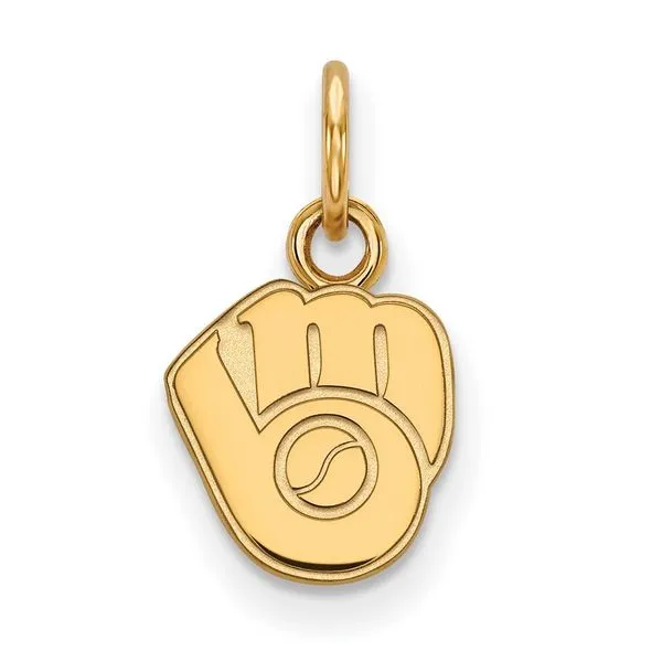 MLB Milwaukee Brewers Baseball Glove Pendant similar item image