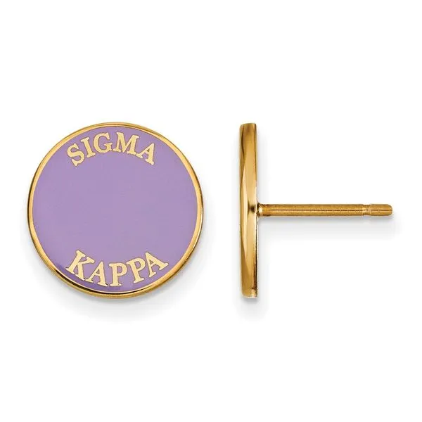 Sorority Life Sigma Kappa Earrings