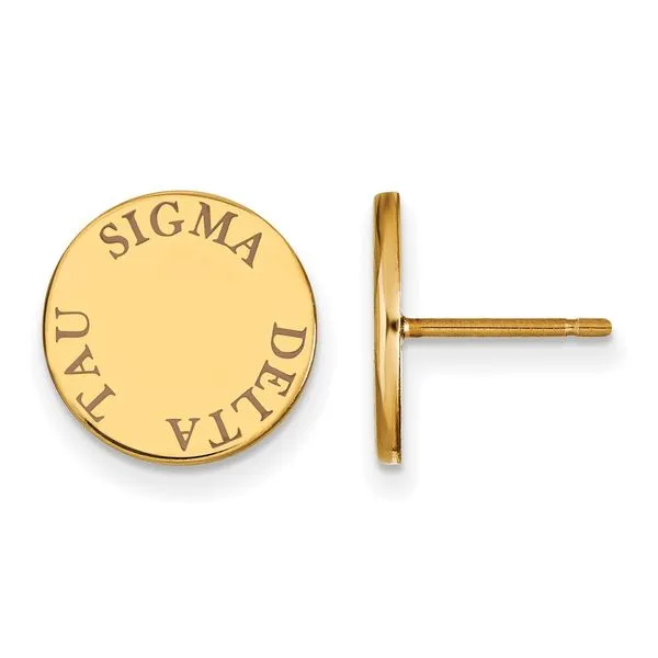 Sorority Life Sigma Delta Tau Earrings