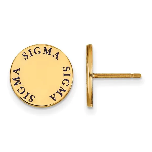 Sorority Life Sigma Sigma Sigma Earrings