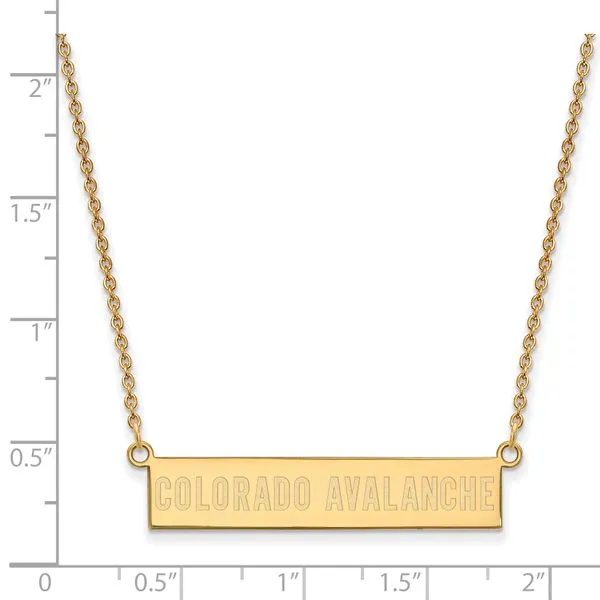 NHL Colorado Avalanche Bar Necklace