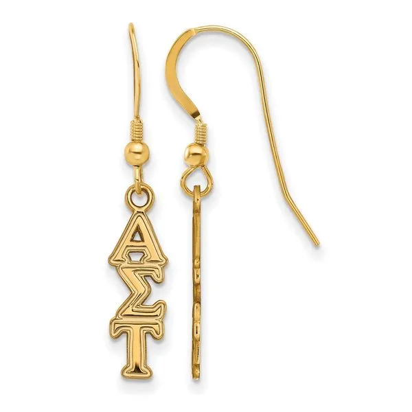 Sorority Life Alpha Sigma Tau Earrings